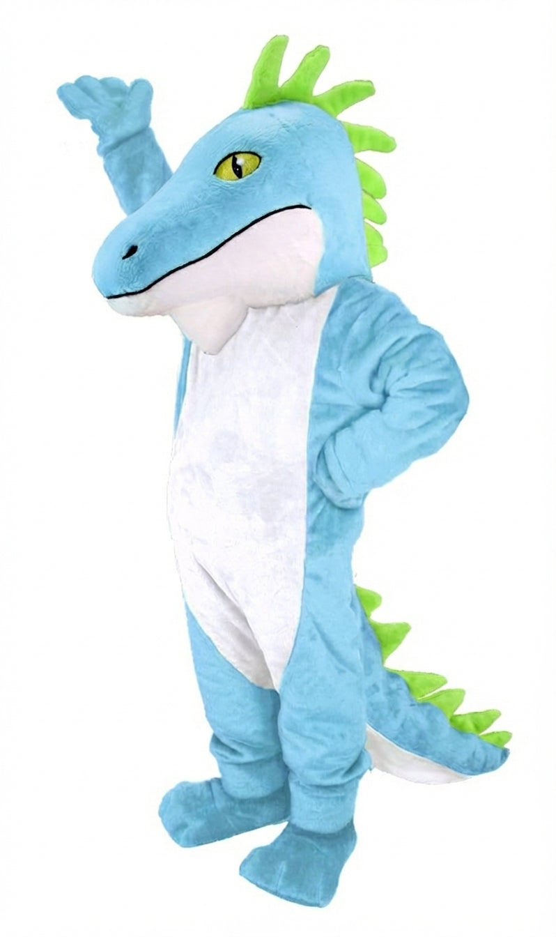 Iguana Mascot (Thermolite) - Short fur / Light blue mascot costume