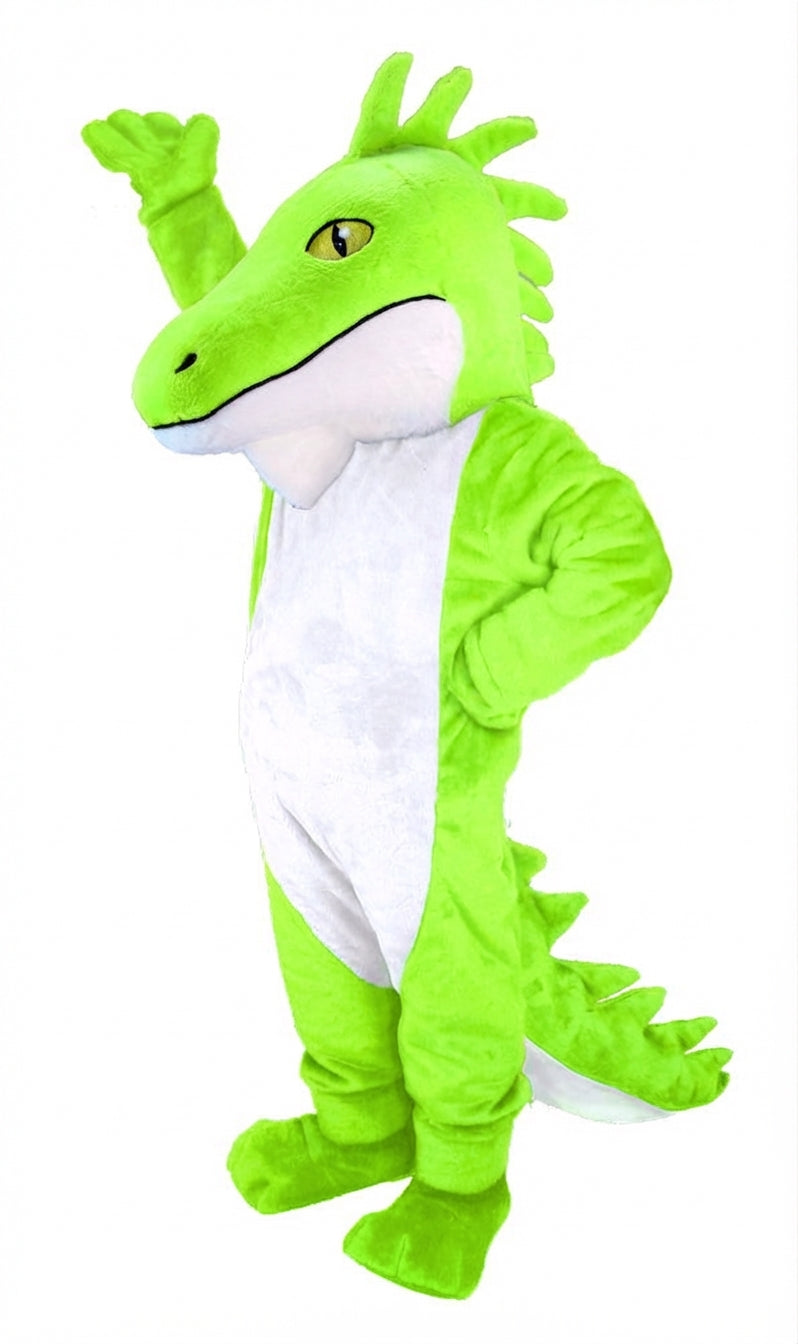 Iguana Mascot (Thermolite) - Short fur / Lime mascot costume