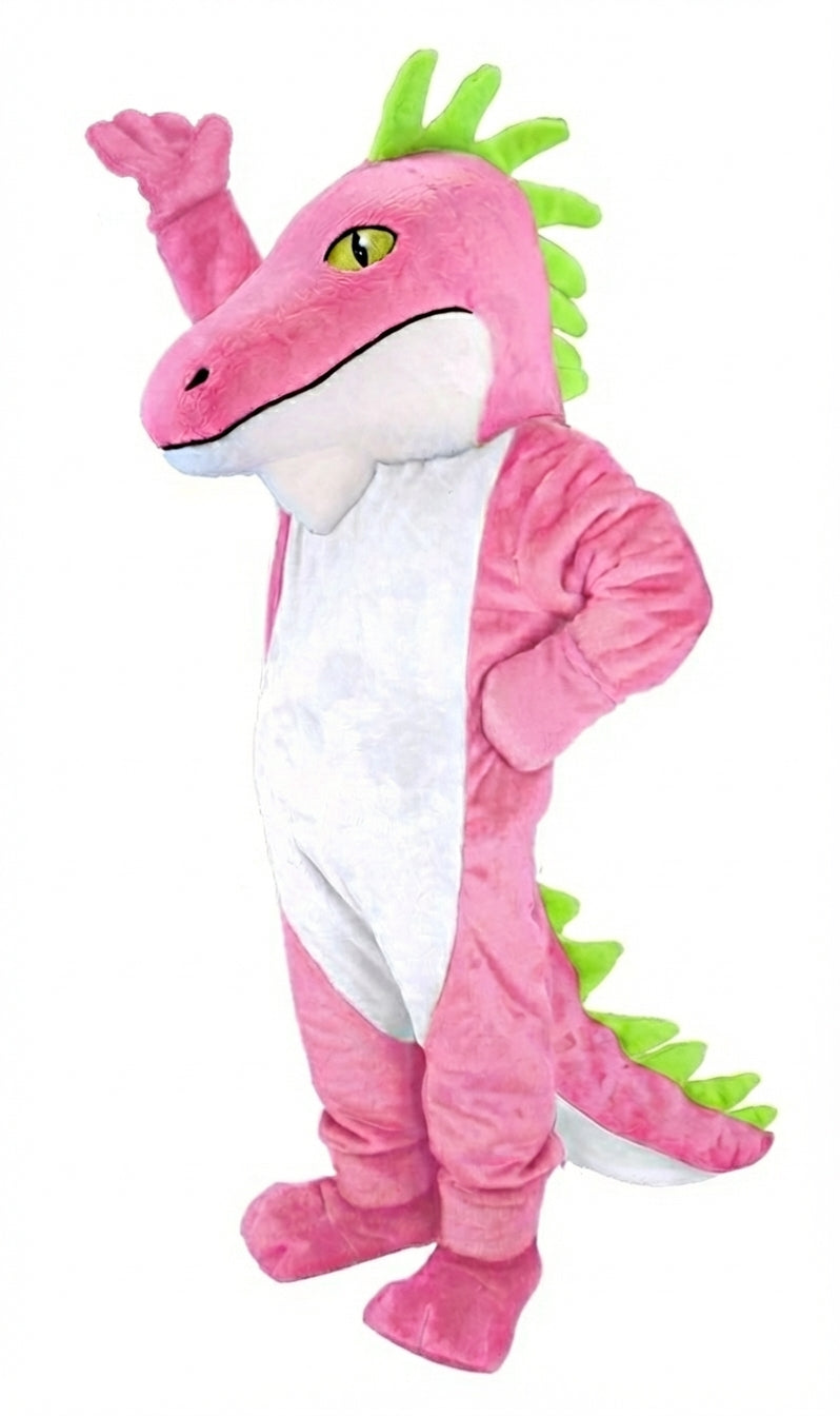 Iguana Mascot (Thermolite) - Short fur / Pink mascot costume