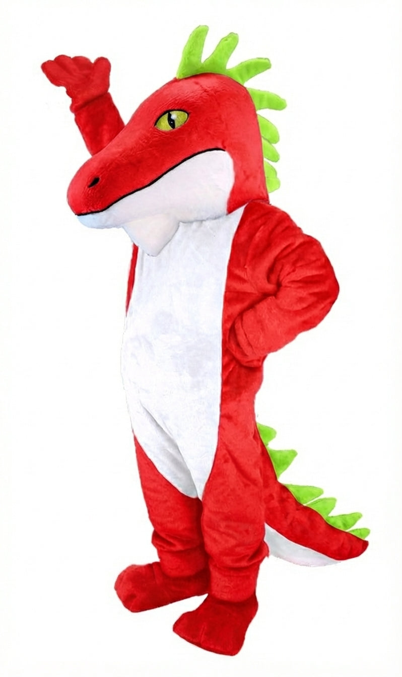 Iguana Mascot (Thermolite) - Short fur / Red mascot costume
