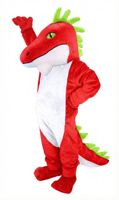 Iguana Mascot (Thermolite) - Short fur / Red mascot costume