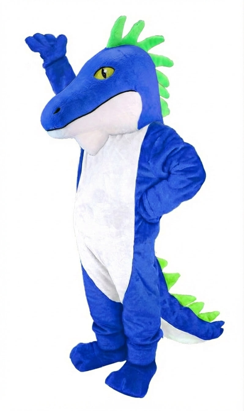 Iguana Mascot (Thermolite) - Short fur / Royal blue mascot costume