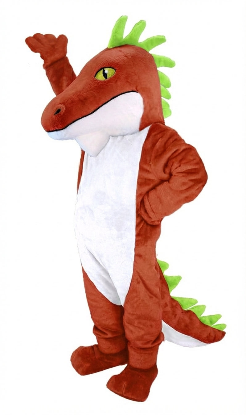 Iguana Mascot (Thermolite) - Short fur / Rust mascot costume
