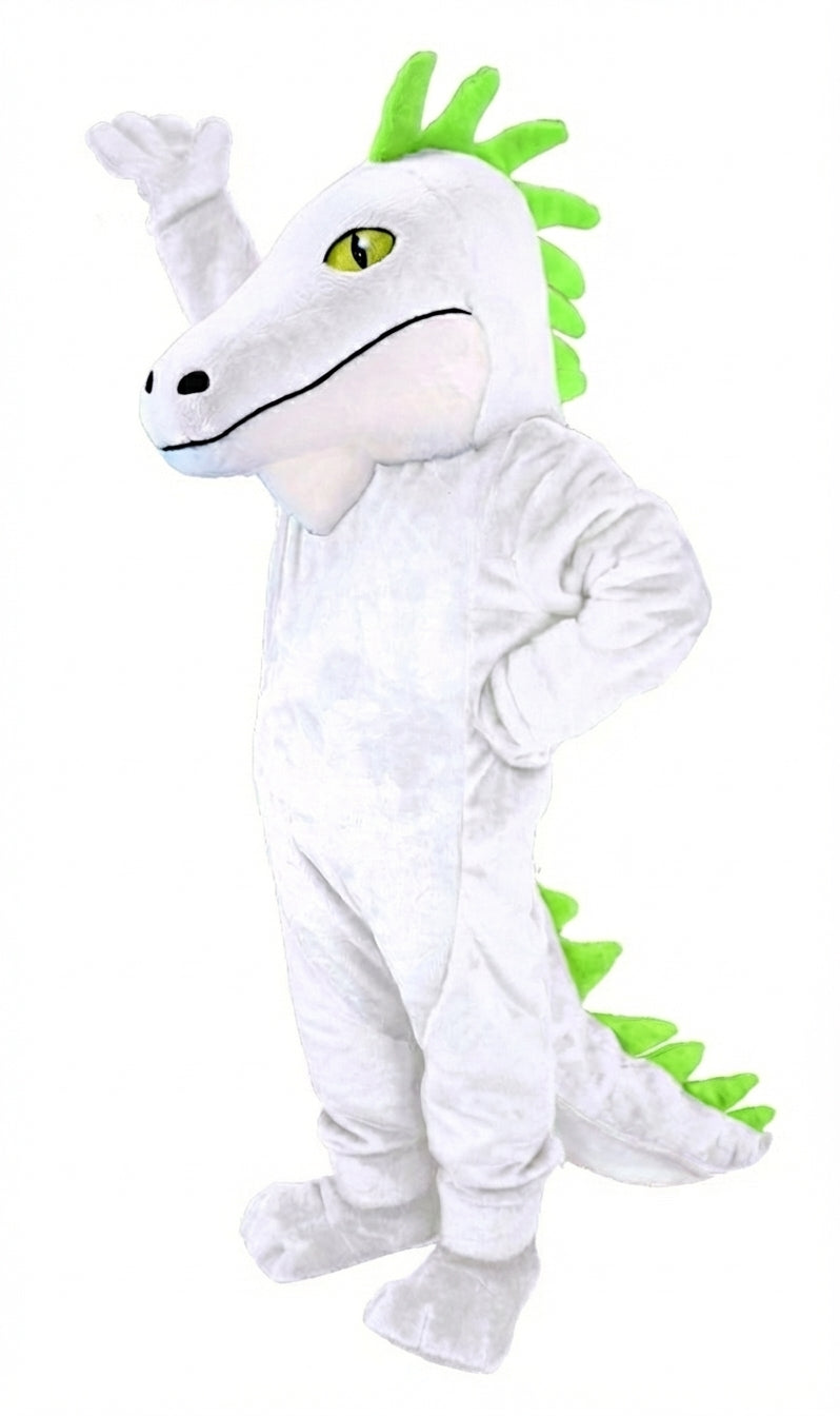 Iguana Mascot (Thermolite) - Short fur / White mascot costume