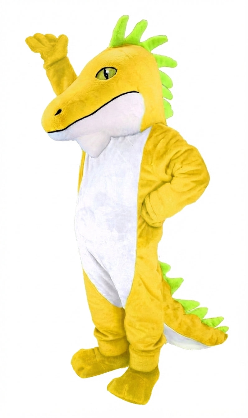 Iguana Mascot (Thermolite) - Short fur / Yellow mascot costume