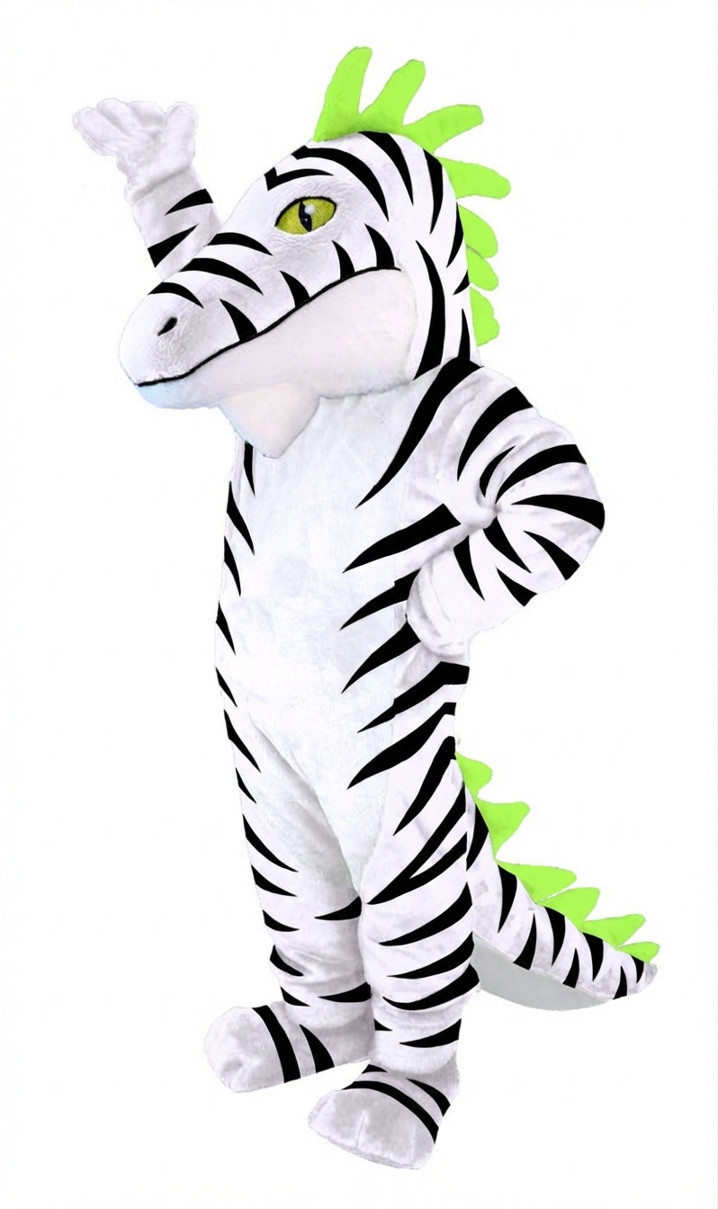 Iguana Mascot (Thermolite) - Short fur / Zebra mascot costume