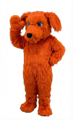 Irish Setter Dog Mascot (Thermolite) - Long fur / Bright Orange mascot costume