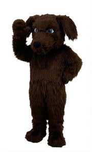 Irish Setter Dog Mascot (Thermolite) - Long fur / Dark Brown mascot costume
