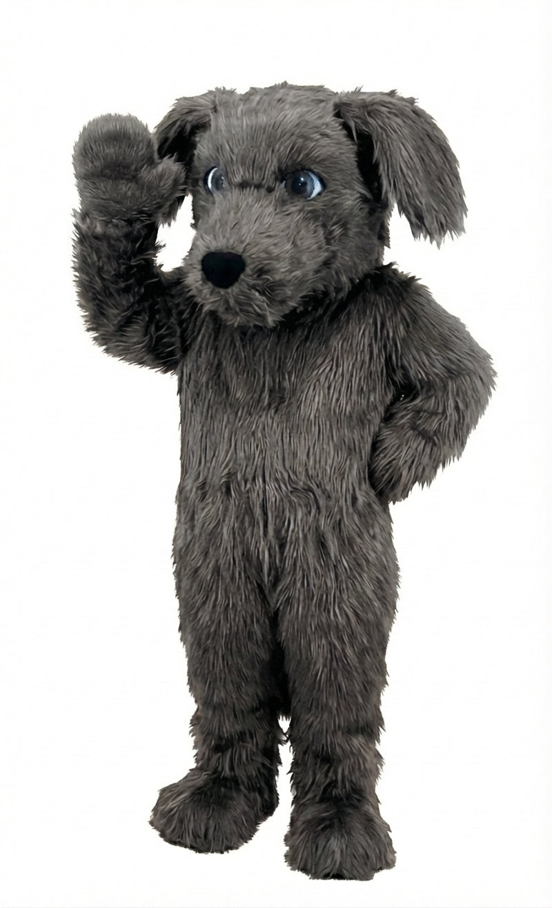 Irish Setter Dog Mascot (Thermolite) - Long fur / Grey mascot costume