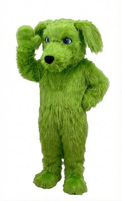 Irish Setter Dog Mascot (Thermolite) - Long fur / Lime mascot costume