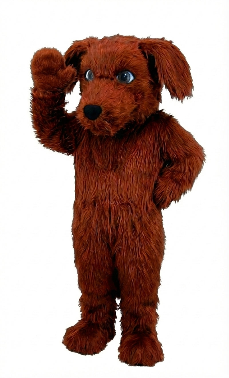 Irish Setter Dog Mascot (Thermolite) - Long fur / Rust mascot costume