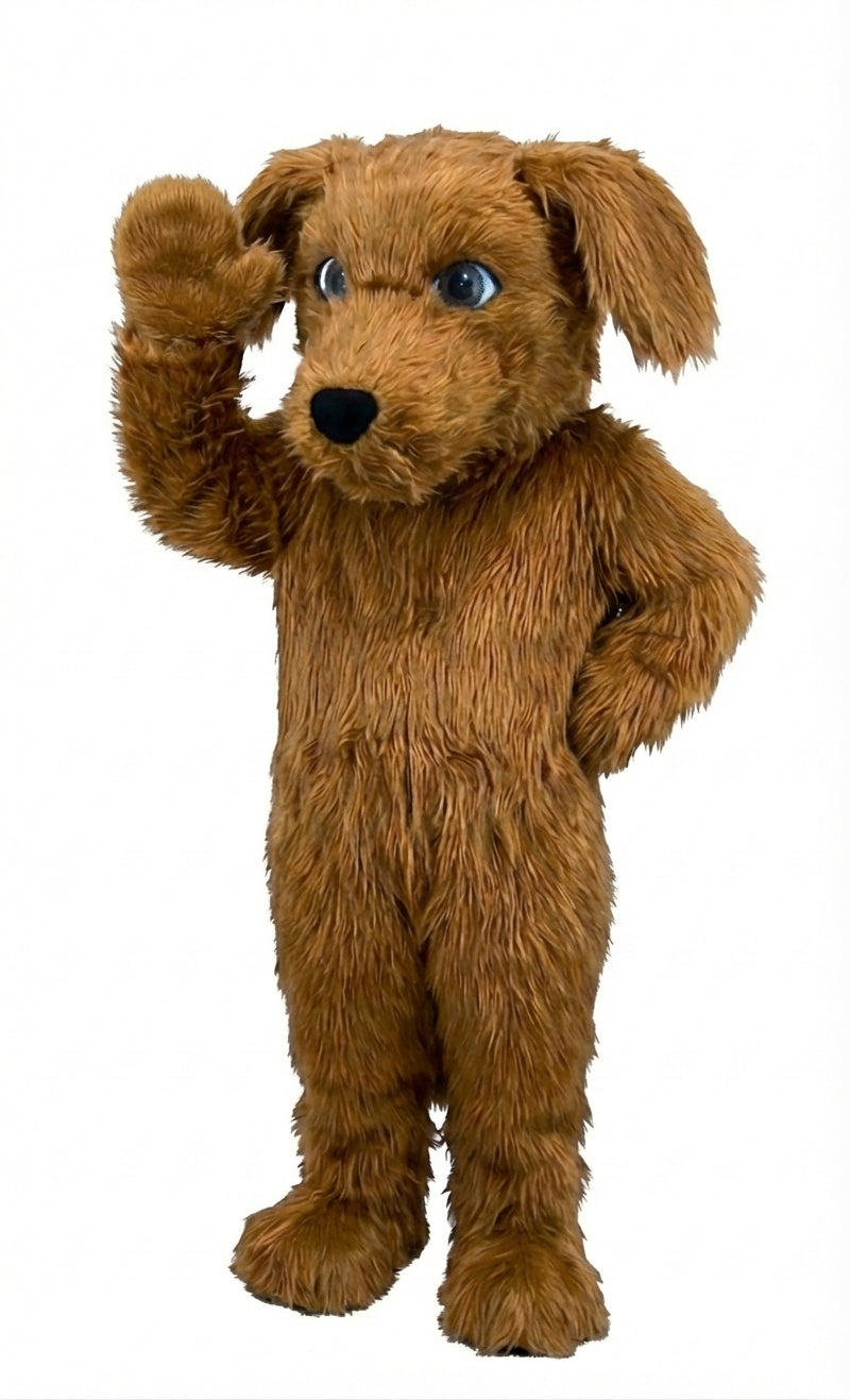 Irish Setter Dog Mascot (Thermolite) - Long fur / Tan mascot costume