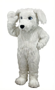 Irish Setter Dog Mascot (Thermolite) - Long fur / White mascot costume
