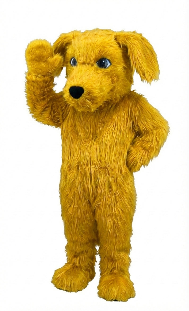 Irish Setter Dog Mascot (Thermolite) - Long fur / Yellow mascot costume