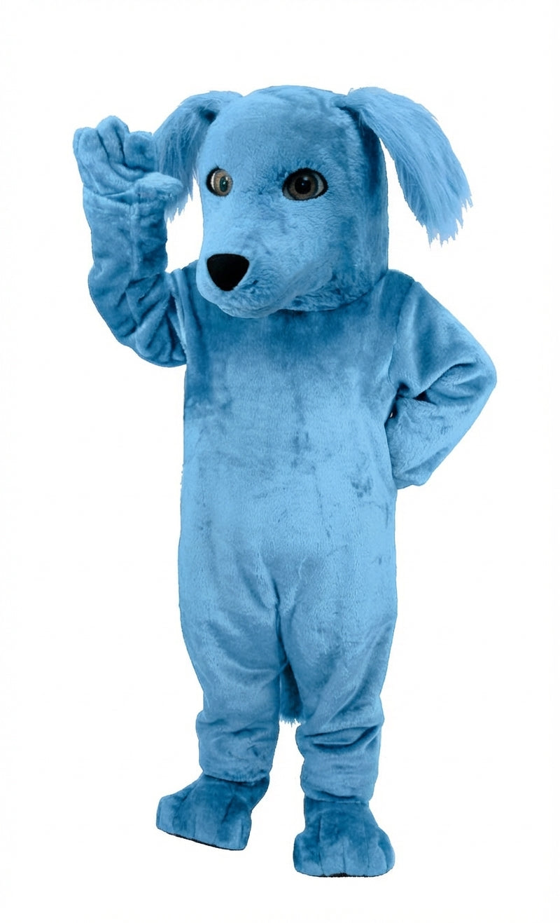 Irish Setter Dog Mascot (Thermolite) - Short fur / Light blue mascot costume