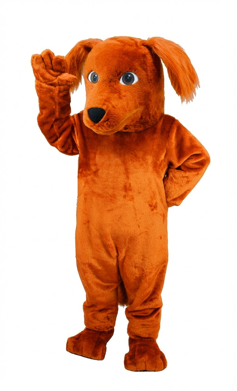 Irish Setter Dog Mascot (Thermolite) - Short fur / Tiger Orange mascot costume