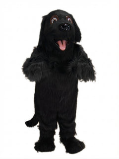 Irish Setter Mascot - Long fur / Black mascot costume