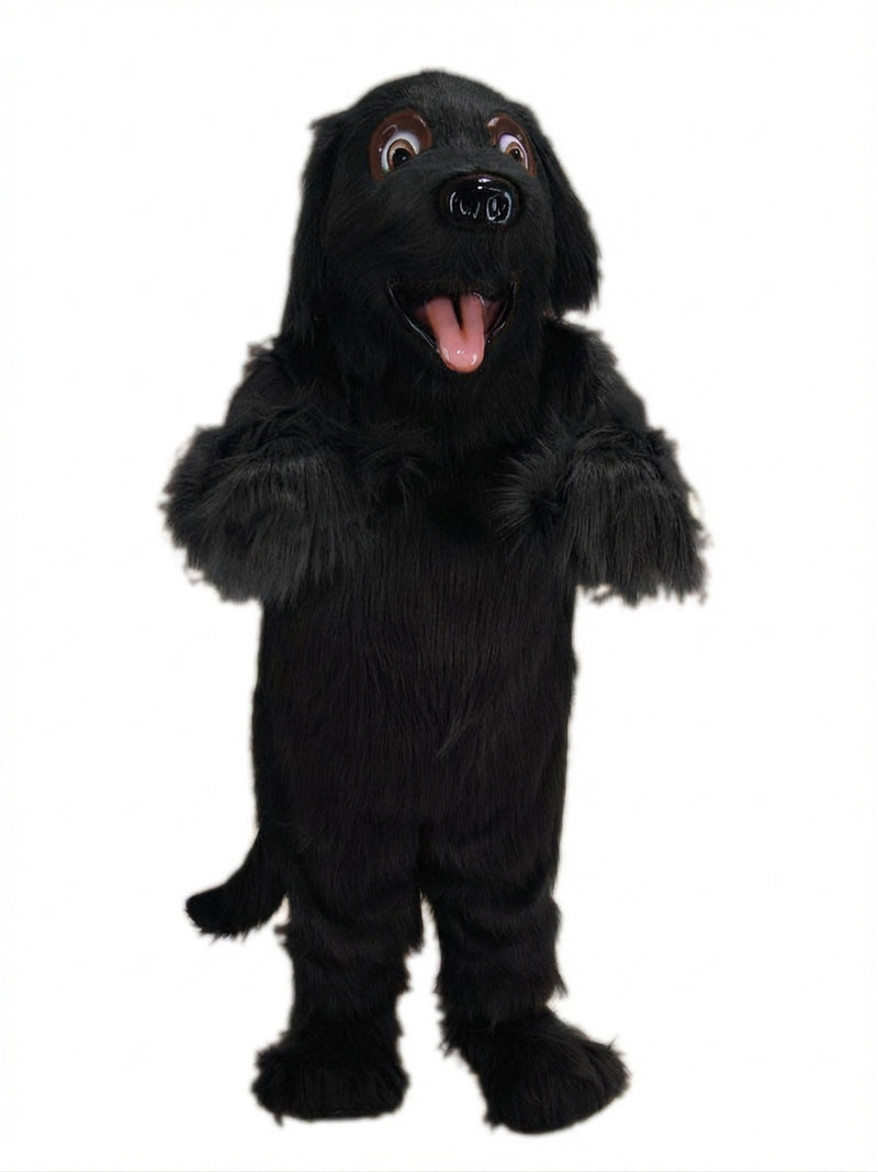 Irish Setter Mascot - Long fur / Black mascot costume