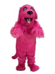 Irish Setter Mascot - Long fur / Bright Pink mascot costume
