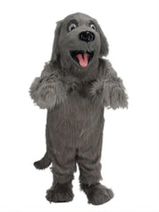 Irish Setter Mascot - Long fur / Grey mascot costume