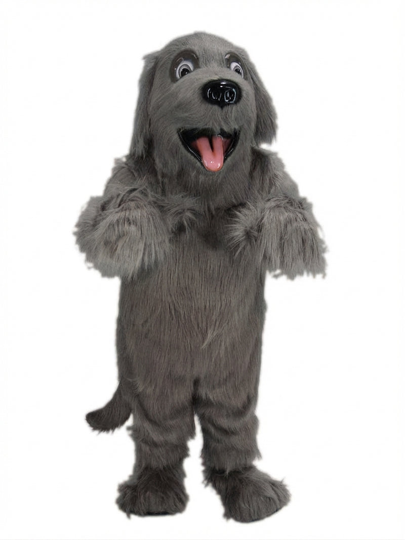 Irish Setter Mascot - Long fur / Grey mascot costume
