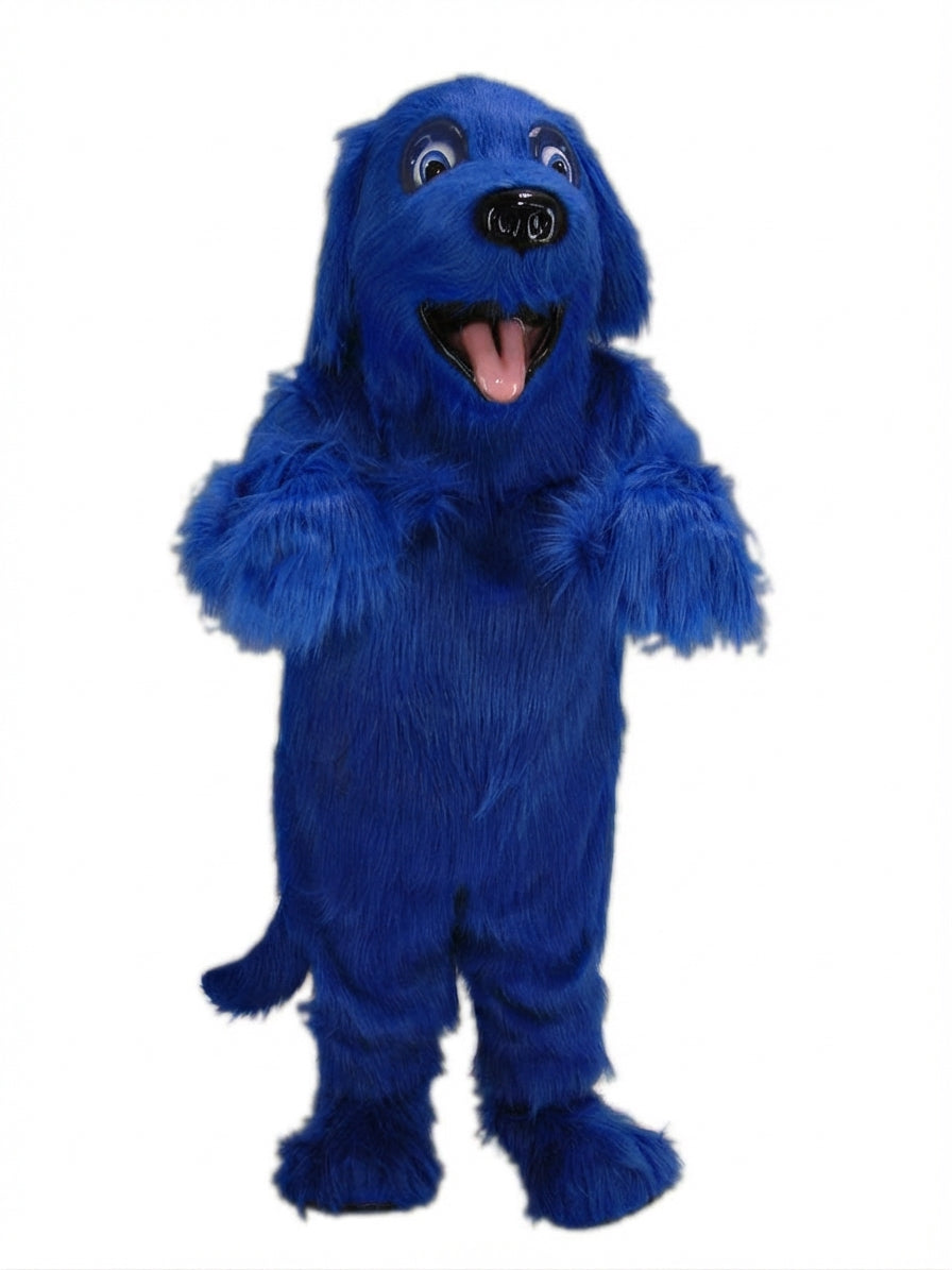 Irish Setter Mascot - Long fur / Royal Blue mascot costume