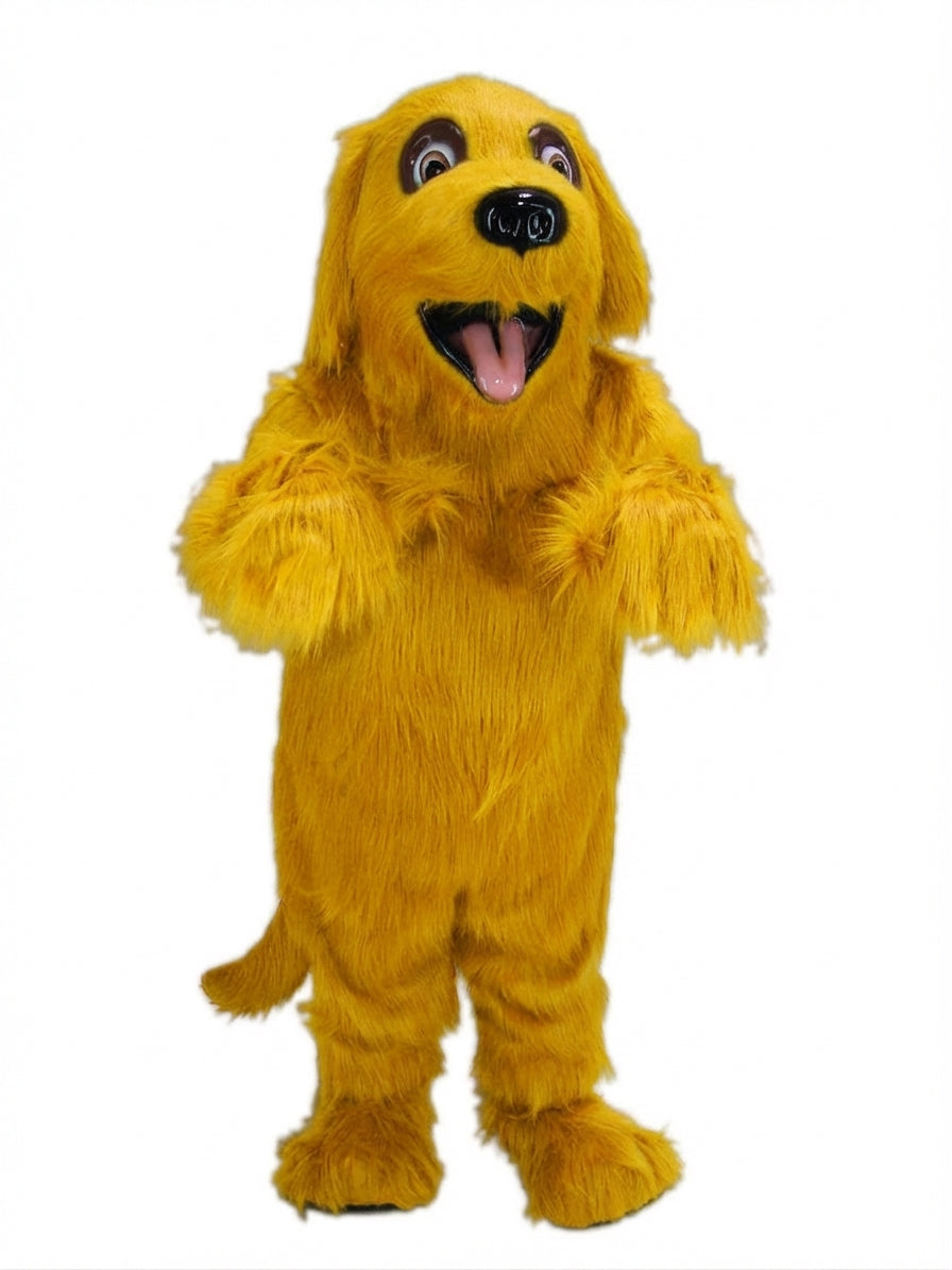 Irish Setter Mascot - Long fur / Yellow mascot costume