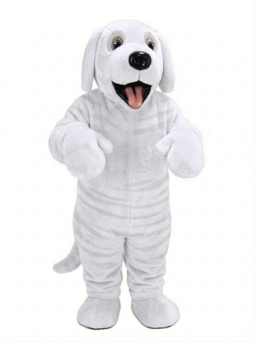 Irish Setter Mascot - Short fur / Albino Tiger mascot costume