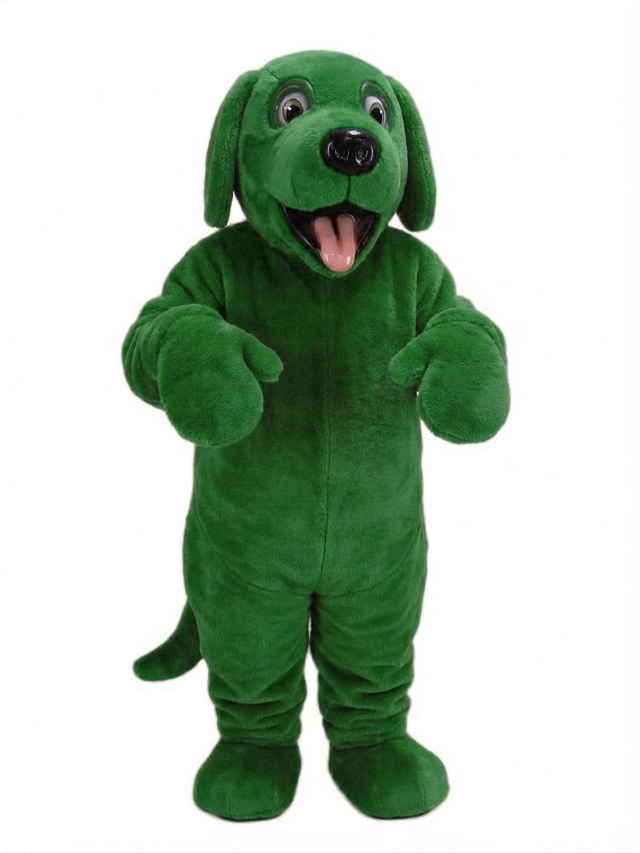 Irish Setter Mascot - Short fur / Green mascot costume