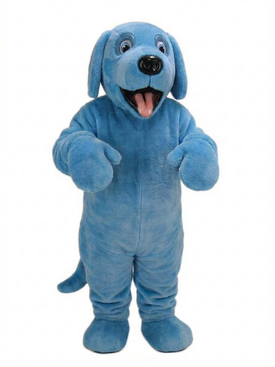 Irish Setter Mascot - Short fur / Light blue mascot costume