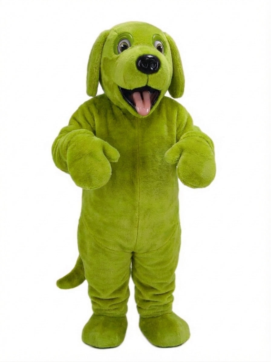 Irish Setter Mascot - Short fur / Lime mascot costume