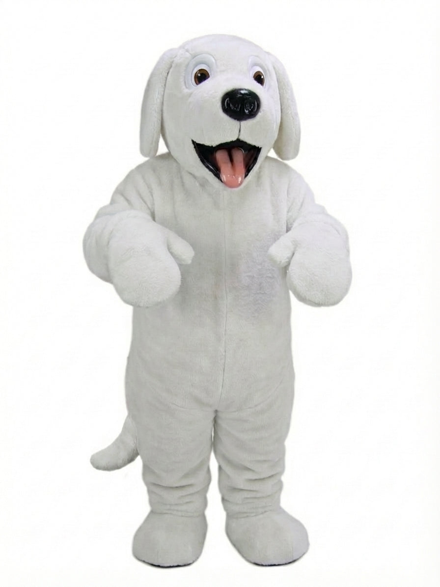 Irish Setter Mascot - Short fur / White mascot costume