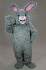 Jack Rabbit Mascot - Long fur / Grey mascot costume