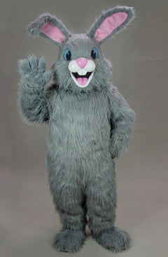 Jack Rabbit Mascot - Long fur / Grey mascot costume