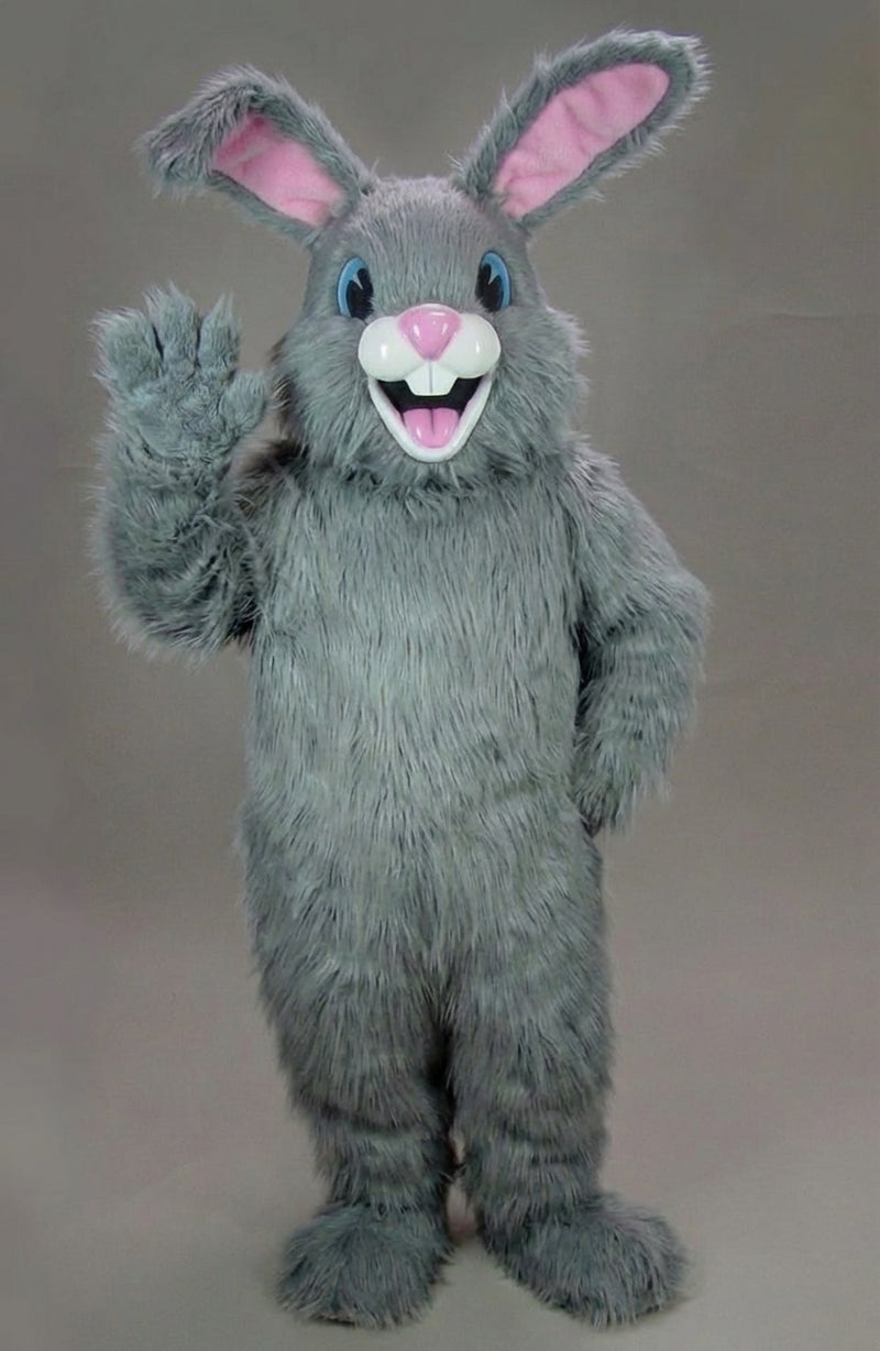 Jack Rabbit Mascot - Long fur / Grey mascot costume