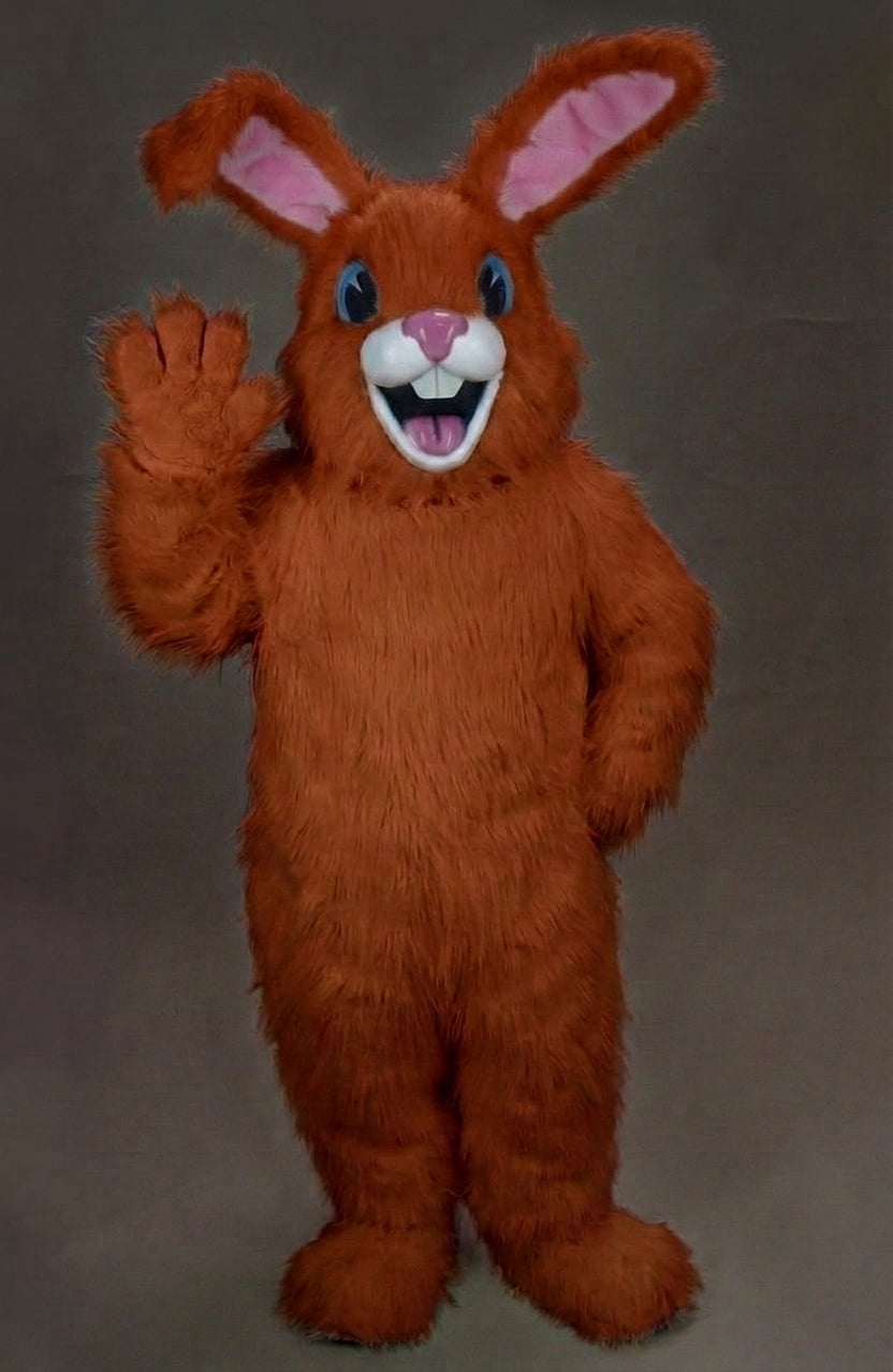 Jack Rabbit Mascot - Long fur / Rust mascot costume