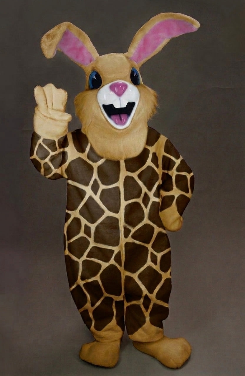 Jack Rabbit Mascot - Short fur / Giraffe mascot costume