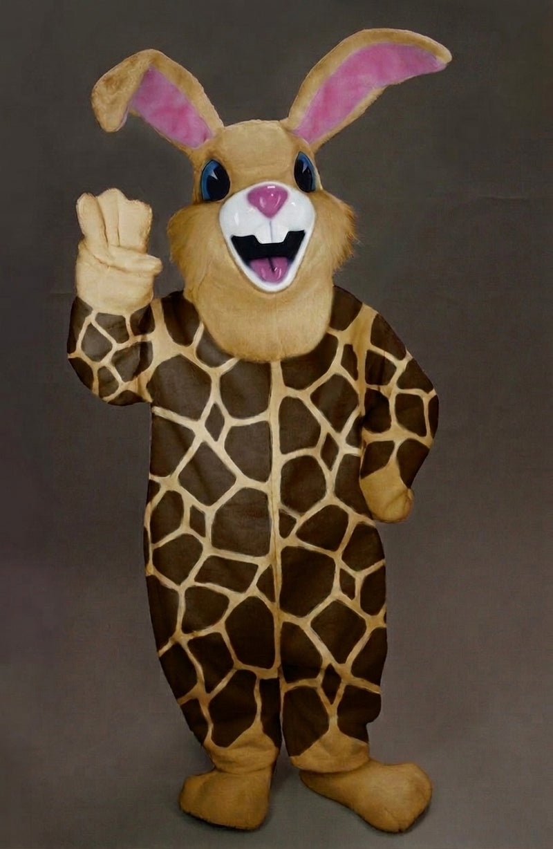Jack Rabbit Mascot - Short fur / Giraffe mascot costume