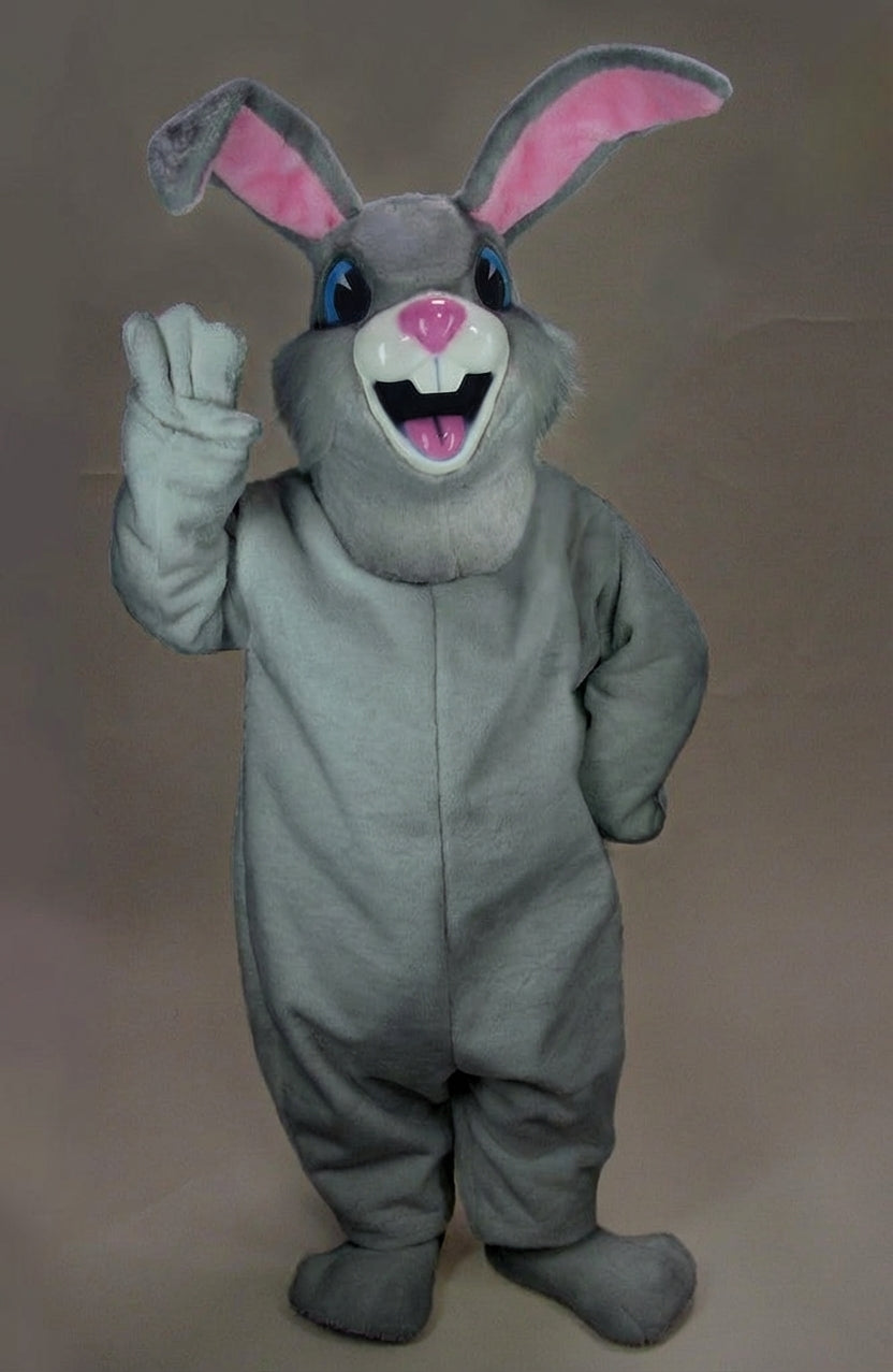 Jack Rabbit Mascot - Short fur / Grey mascot costume