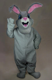 Jack Rabbit Mascot - Short fur / Grey mascot costume
