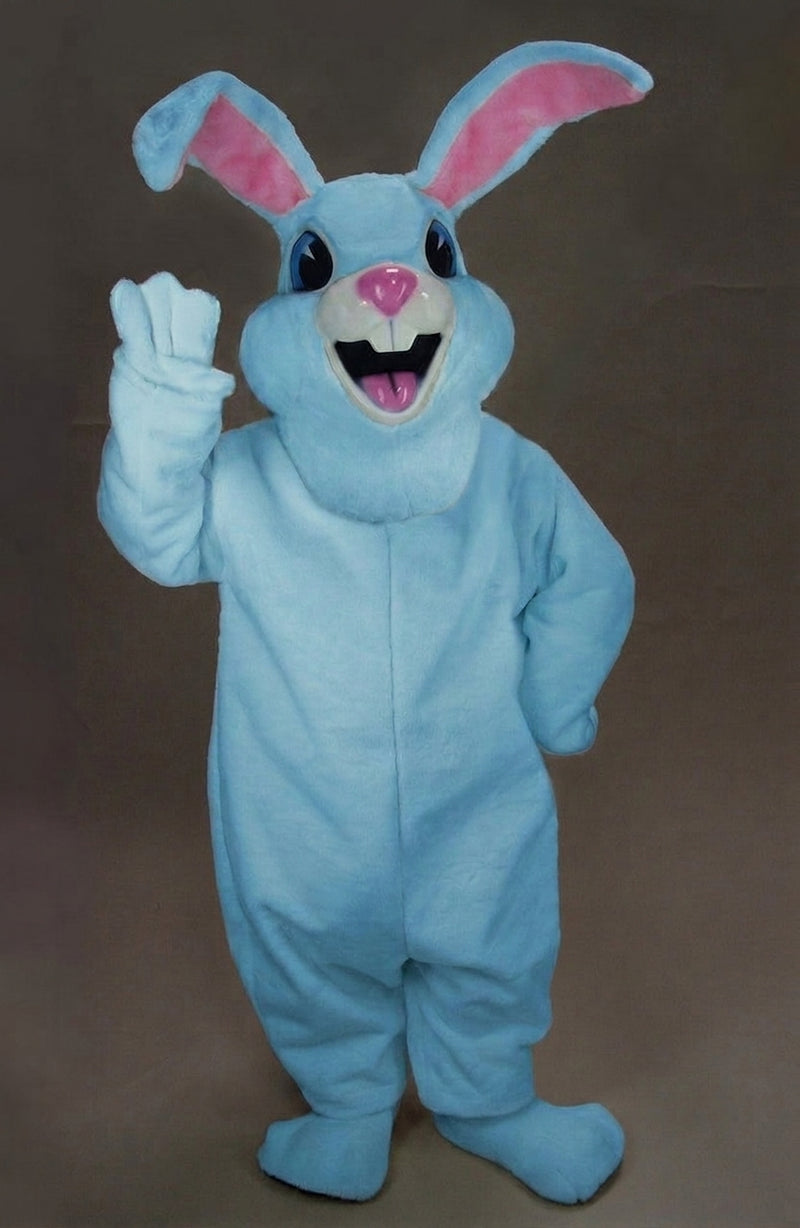 Jack Rabbit Mascot - Short fur / Light blue mascot costume