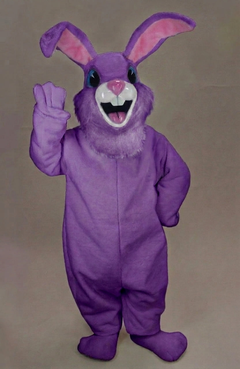 Jack Rabbit Mascot - Short fur / Purple mascot costume