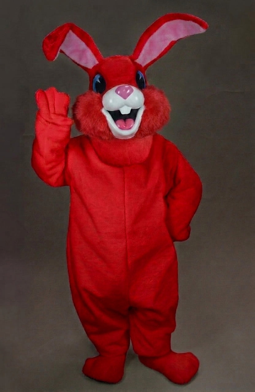 Jack Rabbit Mascot - Short fur / Red mascot costume