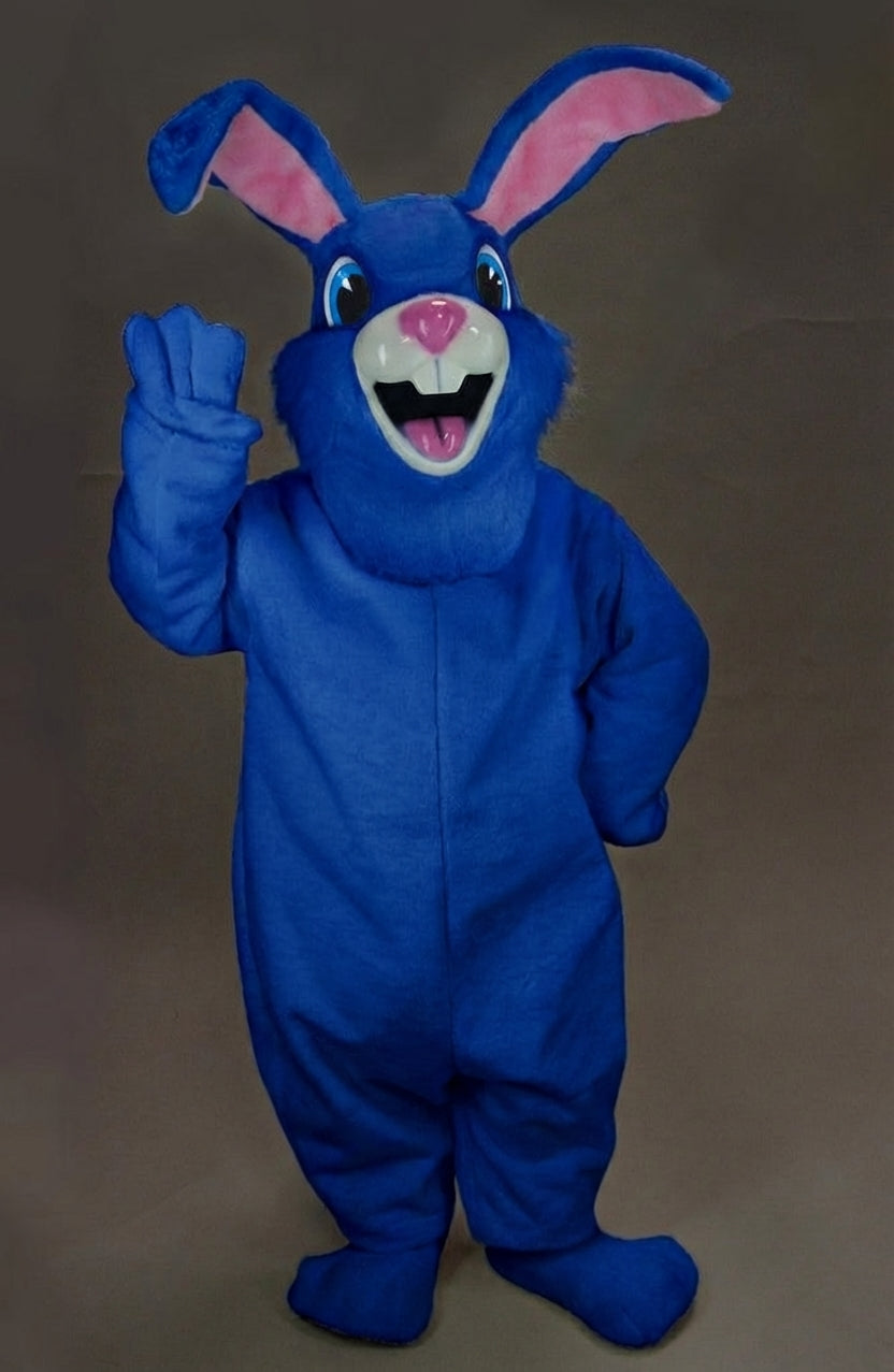 Jack Rabbit Mascot - Short fur / Royal blue mascot costume
