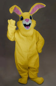 Jack Rabbit Mascot - Short fur / Yellow mascot costume