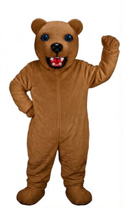 Jr. Polar Bear Mascot (Thermolite) - Medium fur / Brown mascot costume