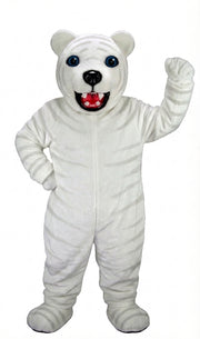 Jr. Polar Bear Mascot (Thermolite) - Short fur / Albino Tiger mascot costume