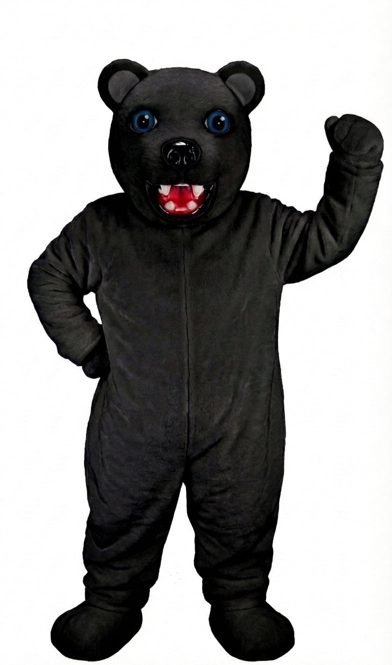 Jr. Polar Bear Mascot (Thermolite) - Short fur / Black mascot costume