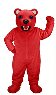 Jr. Polar Bear Mascot (Thermolite) - Short fur / Red mascot costume
