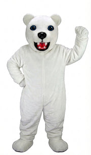 Jr. Polar Bear Mascot (Thermolite) - Short fur / White mascot costume